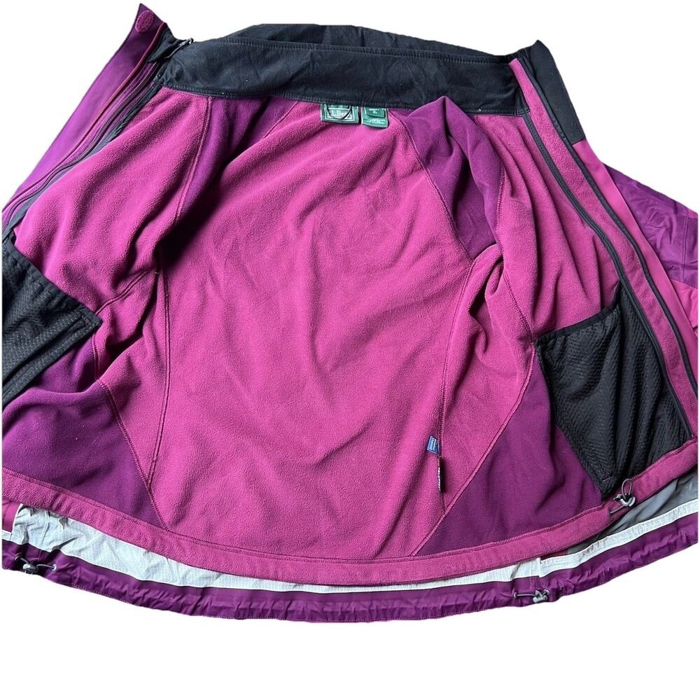 LL Bean The Weather Channel Polartec 3-in-1 Water Resistant Jacket Women's Large - Picture 7 of 10